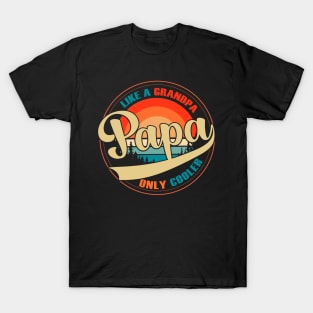 like a grandpa only cooler papa vintage style T-Shirt